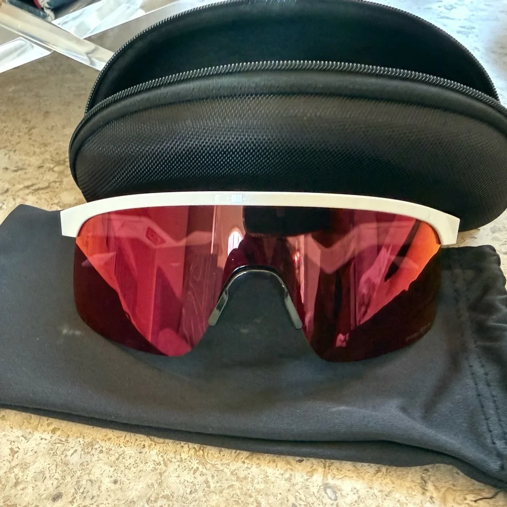 Oakley Kids Sunglasses - White Frame with Red Lens